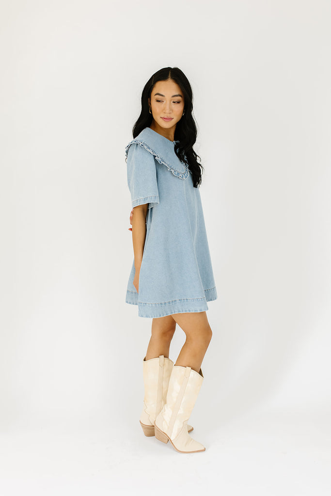 neverland denim dress *restocked*