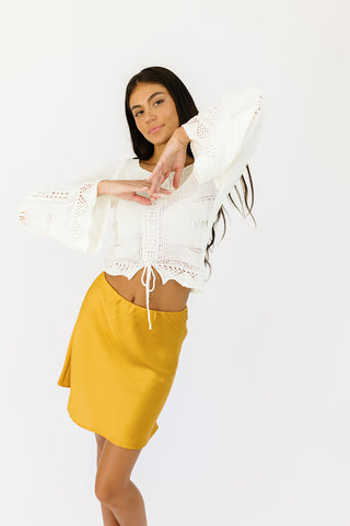 rudy ruffle blouse