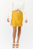 saffron mini skirt