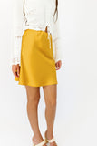 saffron mini skirt