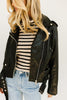 tipton faux leather jacket