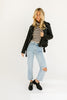 tipton faux leather jacket
