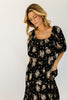 daymaker dress // fall black floral *zoco exclusive*