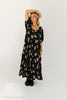 daymaker dress // fall black floral *zoco exclusive*