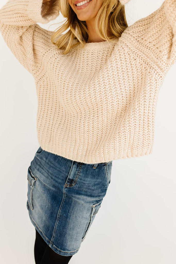 freddie crochet sweater