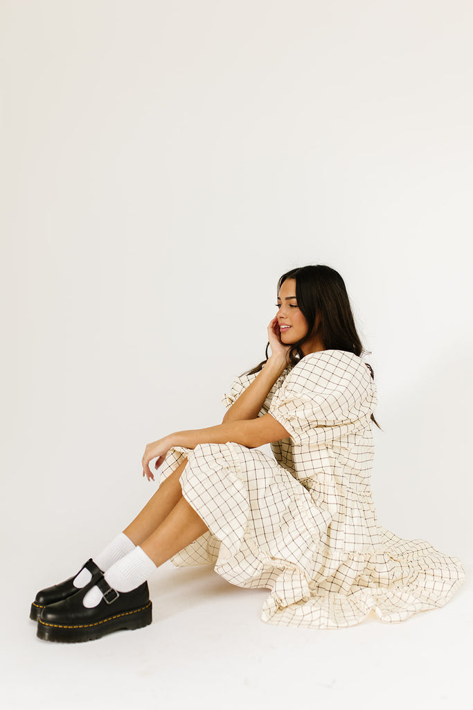 short daymaker dress // windowpane *zoco exclusive*