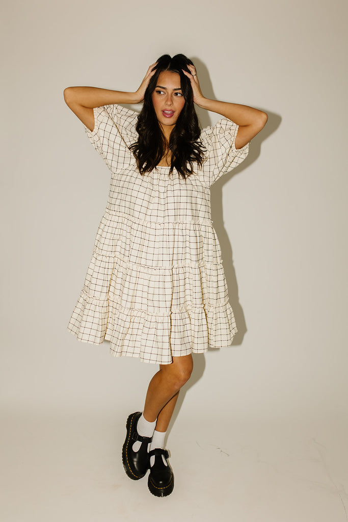 short daymaker dress // windowpane *zoco exclusive*