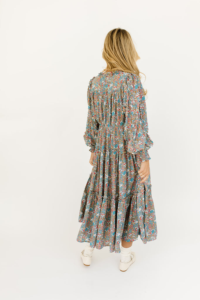 meadow floral maxi dress