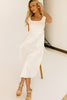 afterglow midi dress // white *restocked*