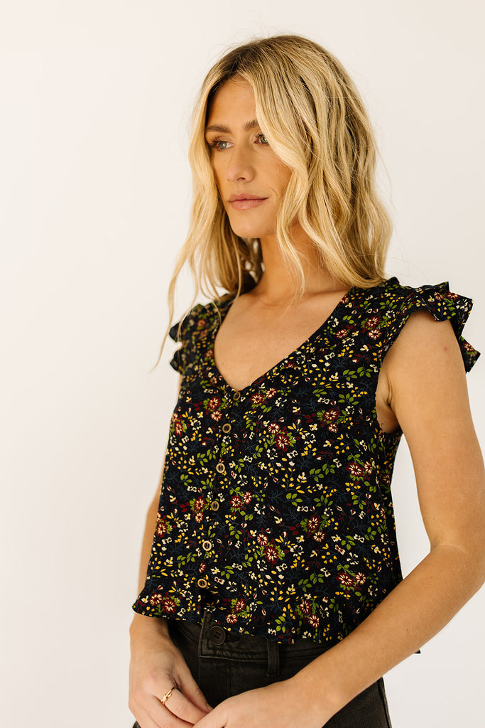 level up floral top