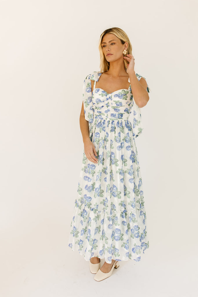 wesley floral maxi dress