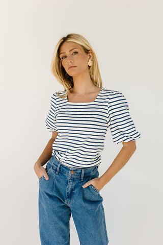 ready or not striped tee