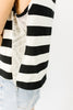 sally collared tank // black