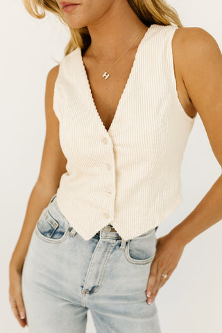 on my mind cropped blazer