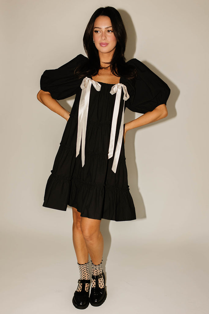 short daymaker dress // bows *zoco exclusive*