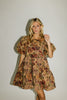 darcy floral dress // brown floral *restocked*