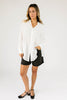 wendy button up // white