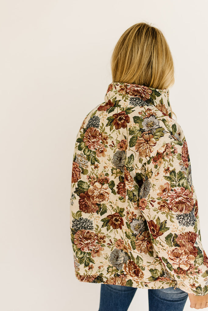 isabel quilted floral jacket *restocked*