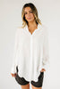 wendy button up // white