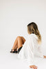 wendy button up // white