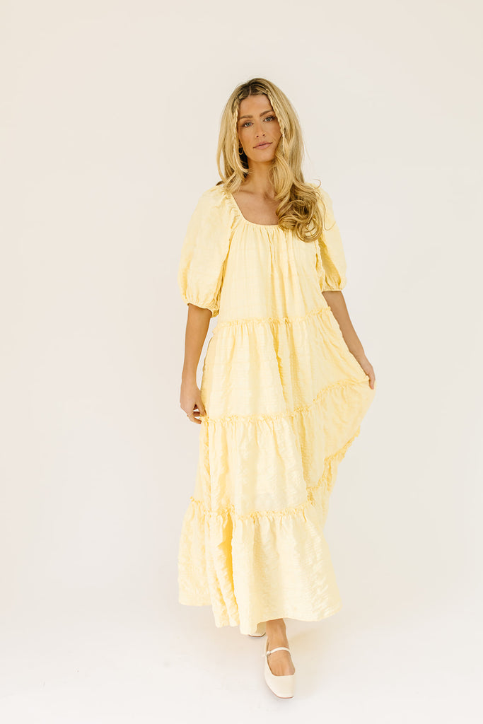 daymaker dress // butter yellow *zoco exclusive*