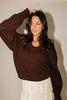 billie sweater // chocolate *zoco exclusive*