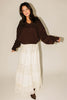 billie sweater // chocolate *zoco exclusive*