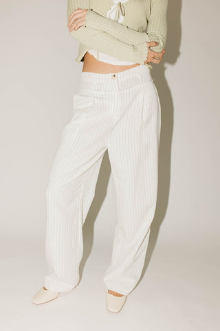 monty wide leg pants // washed black