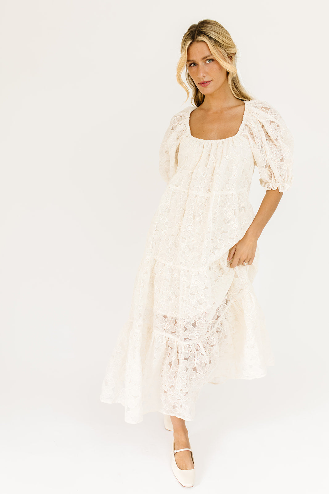 【mayu】lettering lace dress / ANDRESD Suma Lace Dress
