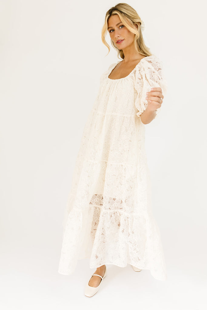 daymaker dress // luxe cream lace *zoco exclusive*