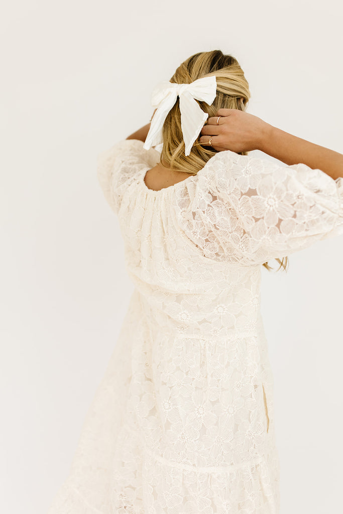 daymaker dress // luxe cream lace *zoco exclusive*