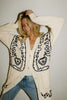 adele embroidered cardigan