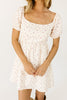 angelica floral mini dress