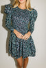 priscilla floral mini dress