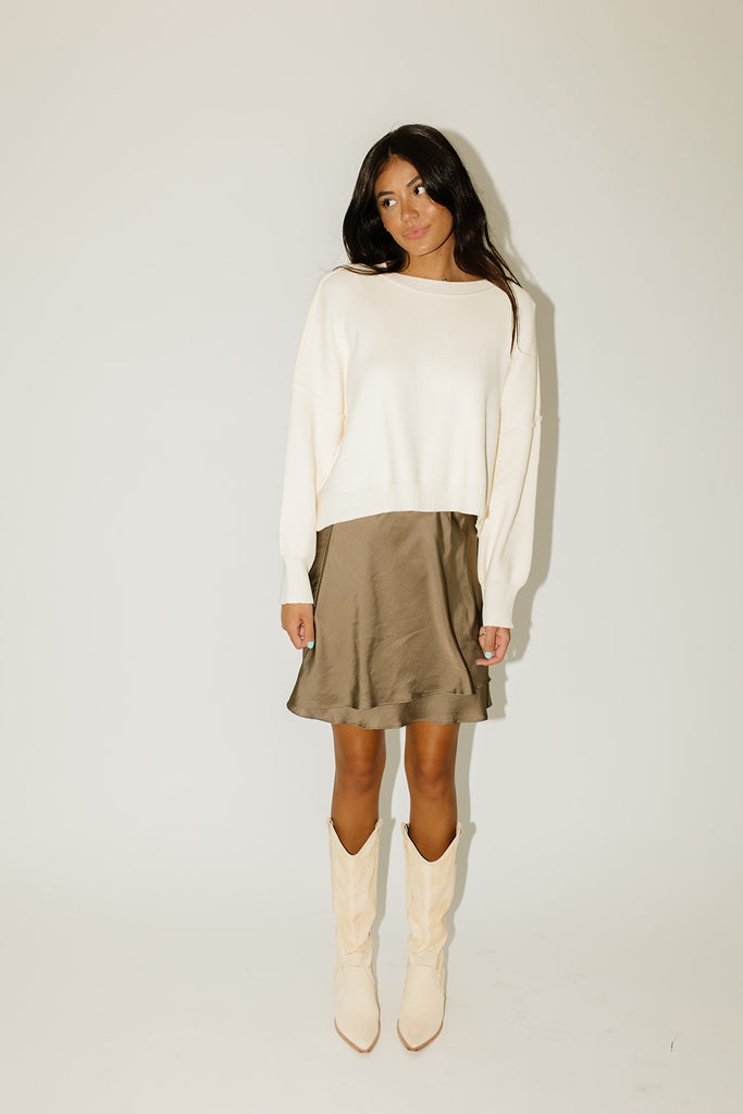 kitty pullover // cream