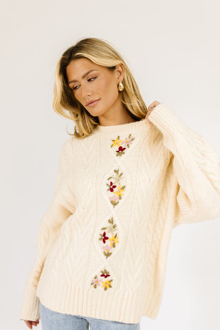 freddie crochet sweater