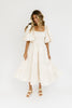 scout puff sleeve dress // cream *zoco exclusive*