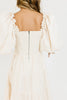scout puff sleeve dress // cream *zoco exclusive*