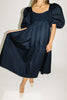 gala midi dress // navy