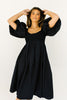 gala midi dress // navy