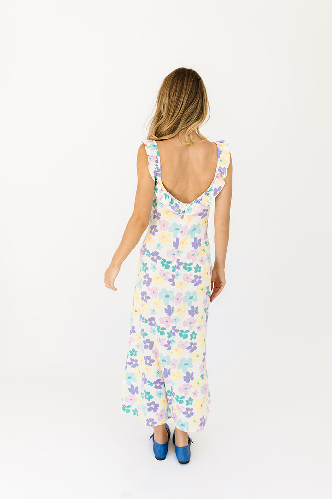 daphne floral midi dress