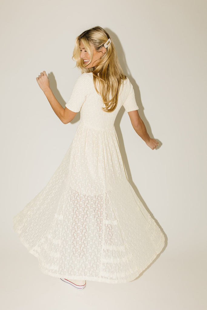 freddy maxi dress // cream