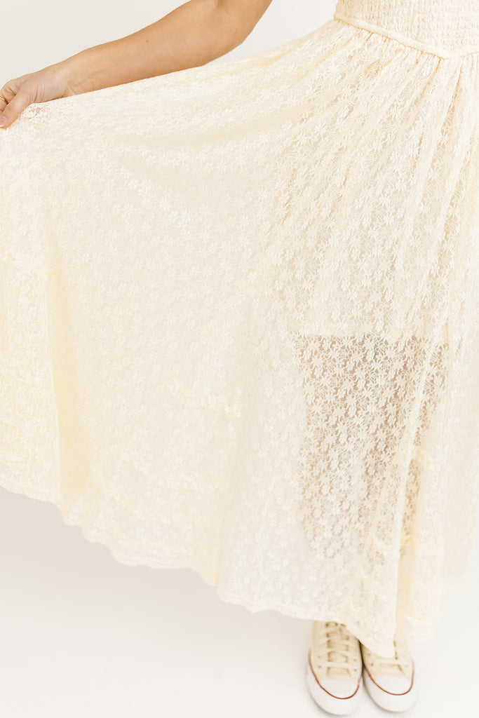 freddy maxi dress // cream