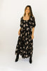 daymaker dress // fall black floral *zoco exclusive*