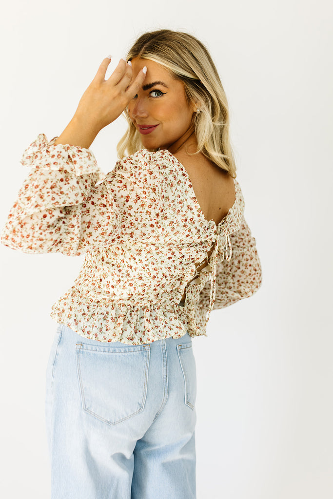 goodbyes floral blouse