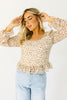 goodbyes floral blouse