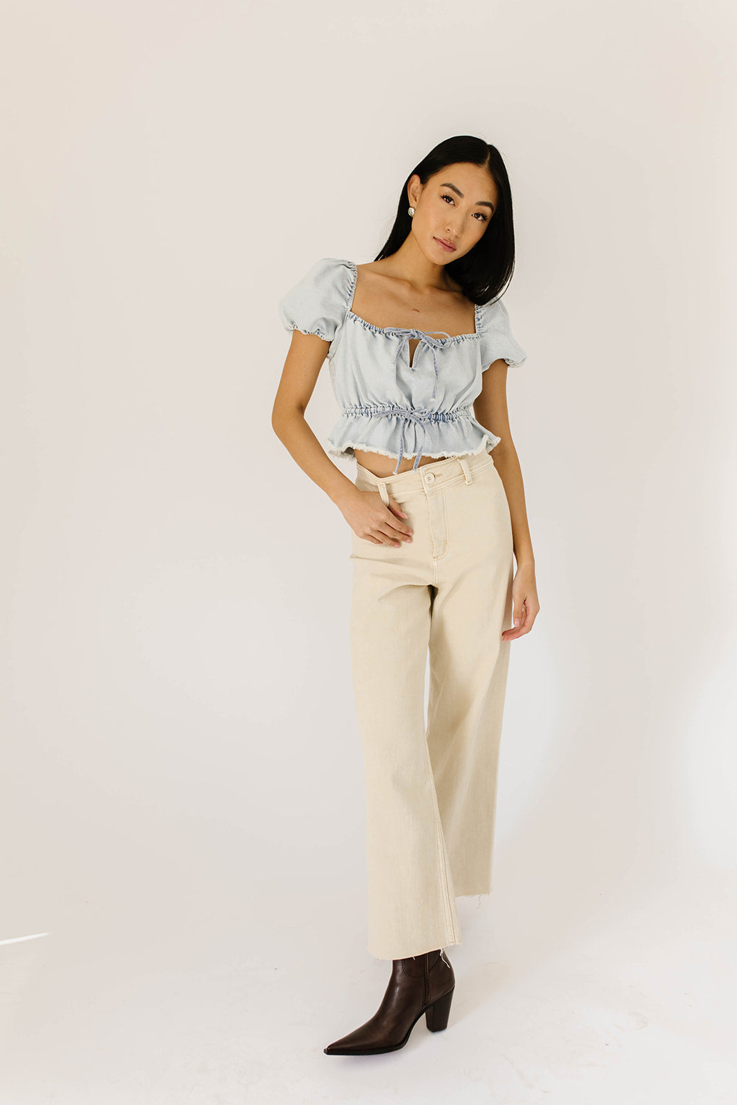 ruby denim top – shop zoco