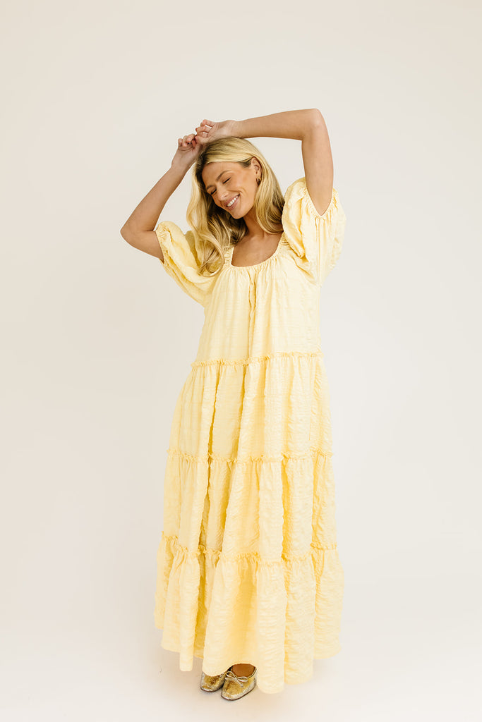 daymaker dress // butter yellow *zoco exclusive*