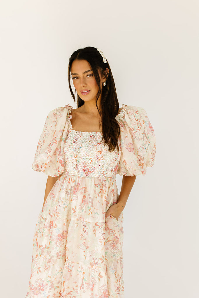 scout puff sleeve dress // spring floral *zoco exclusive*