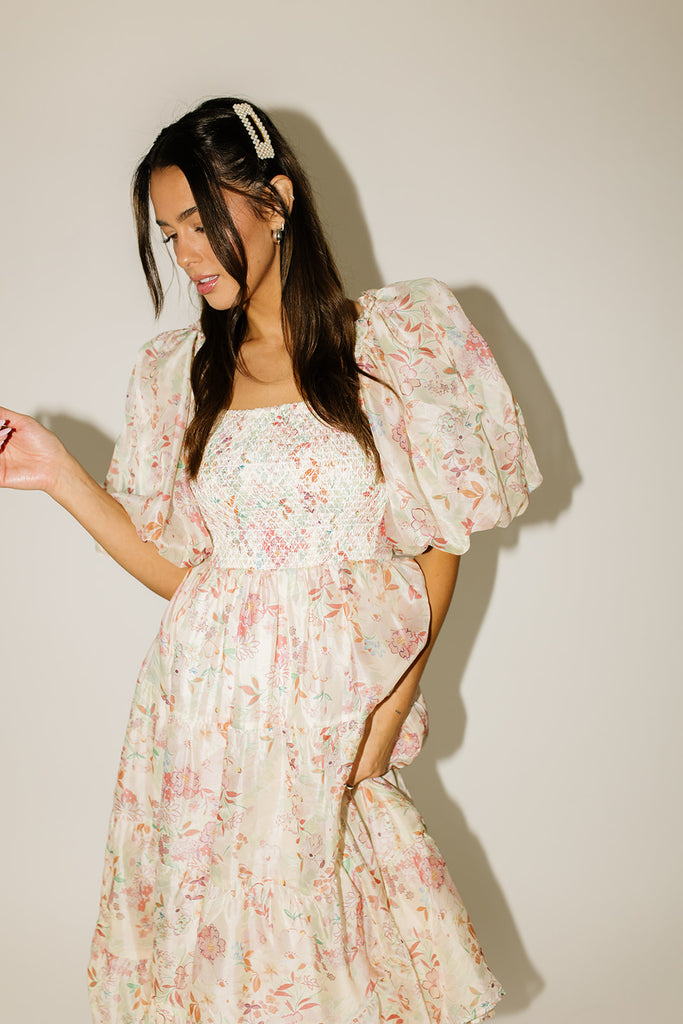 scout puff sleeve dress // spring floral *zoco exclusive*